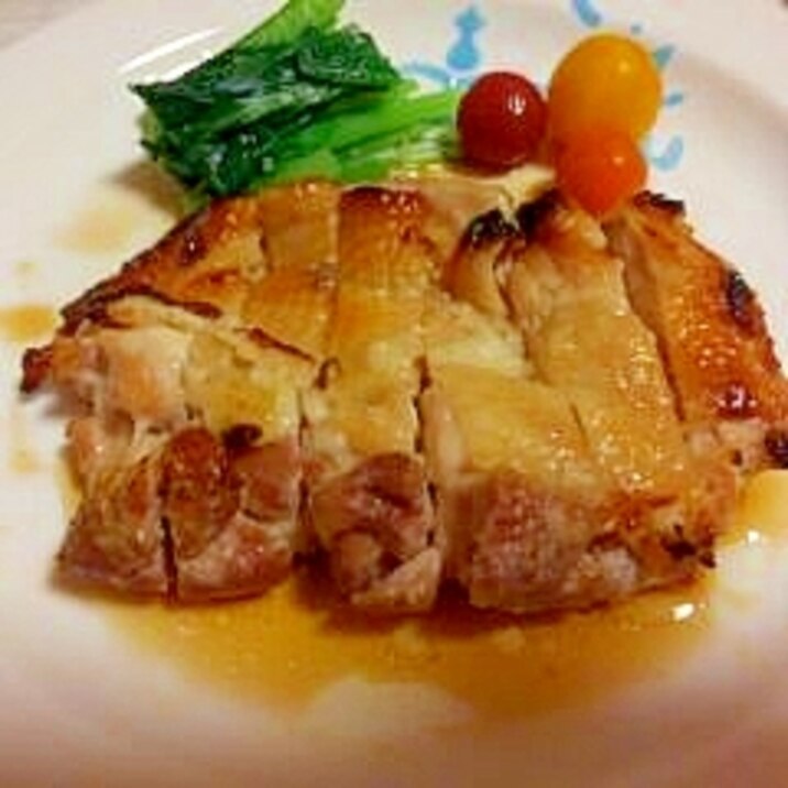 簡単おいしい！鶏もも肉の塩麹漬け焼き